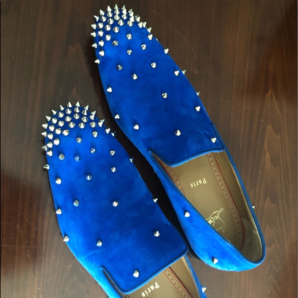 Christian Louboutin Degra Flat Veau Velours/ GG